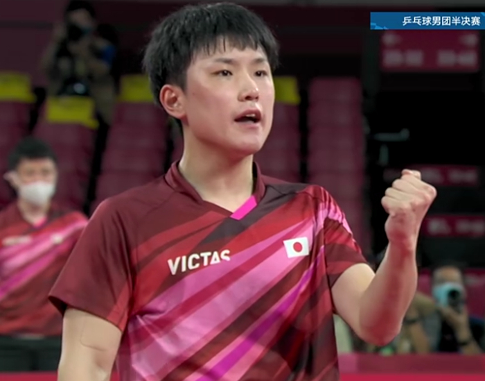 包含德国队逆转瑞典队，张本智和带队取胜的词条